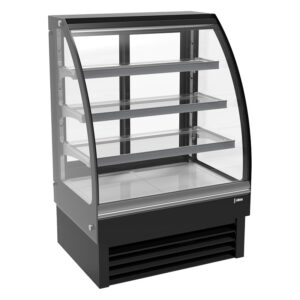 Vitrinas Refrigeradas con cristal curvo fondo 700 VERA-C EDENOX