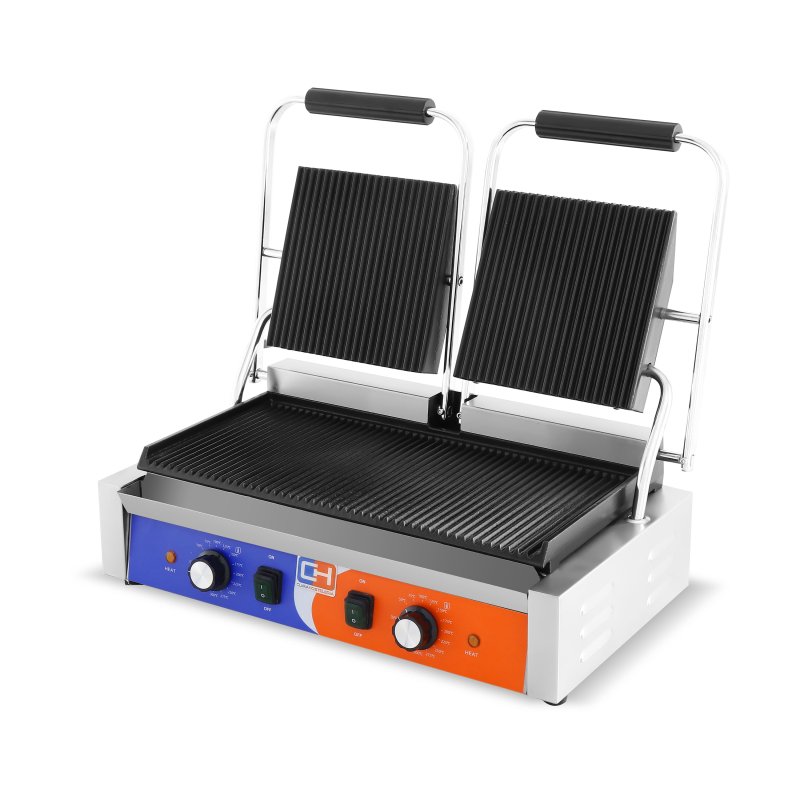 Plancha Grill Eléctrica de 430x365x210mm Línea PEKÍN PG-812 CLIMAHOSTELERÍA