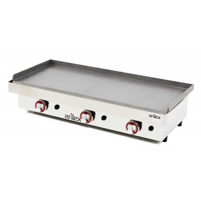 Plancha a gas Profesional en acero laminado de 6 mm con medidas 1010x457x240h mm 100PGL-OUT-T (OUTLET)