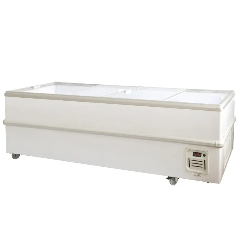Isla De Congelación Supermercado 2500XX905X800H MM Línea OPORTO IL-2500
