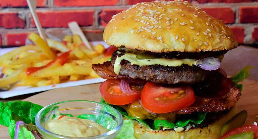 hamburguesas barbacoa gas