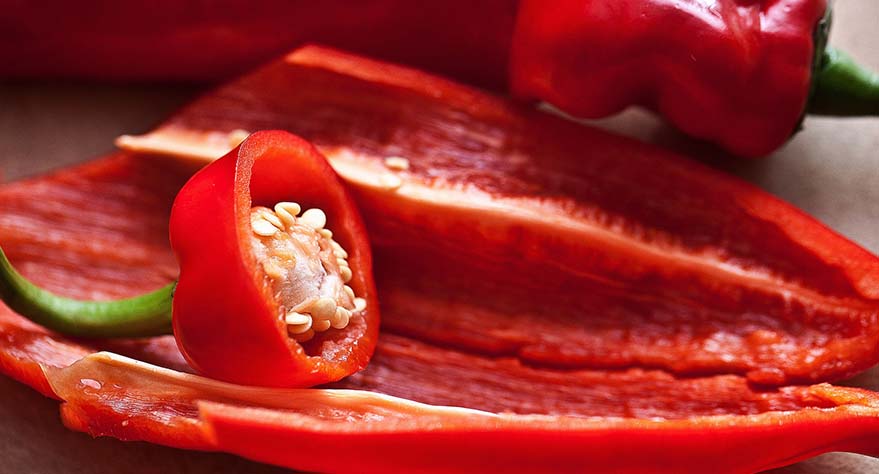Tiempo para asar pimientos al horno