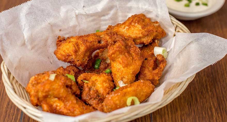 alitas de pollo freidora tiempo