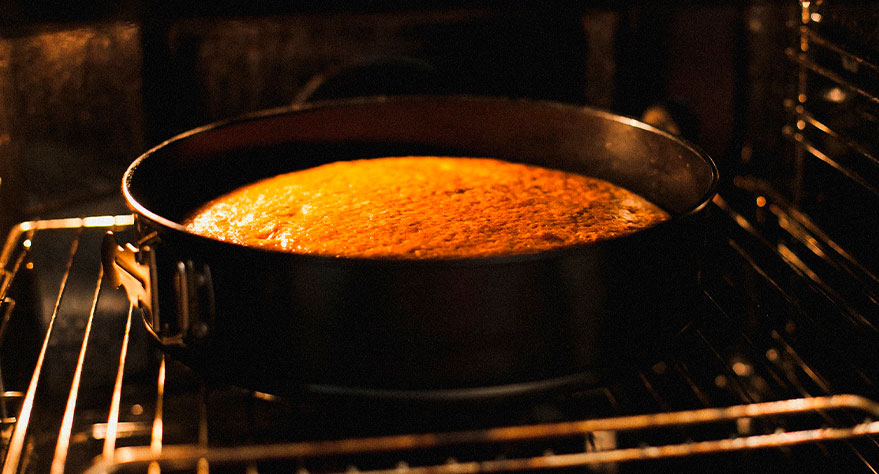 tiempo de cocción de un queque en un horno a gas