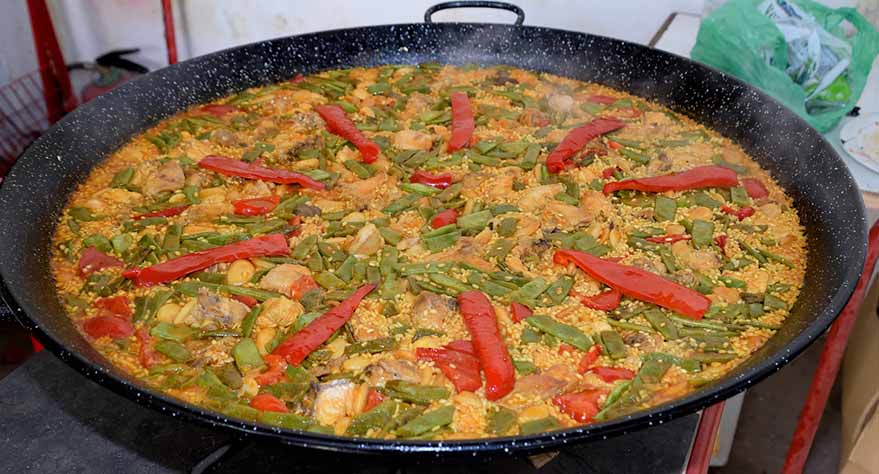 tiempo de cocción del arroz de la paella valenciana