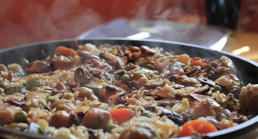 paella arroz integral