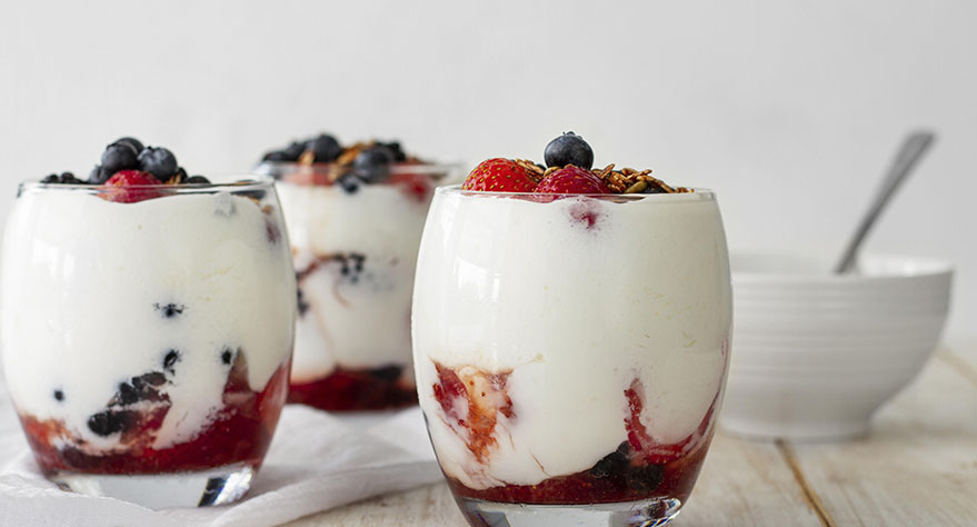 receta helado de yogurt