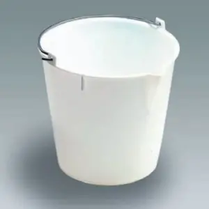 Cubo de Alimentación graduado de 13 Litros con Asa de Acero Inoxidable 442 FERVIK (1 ud)