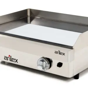 Plancha a gas cromo duro Profesional en acero 15 mm con medidas 610x457x240h mm 60PGC-OUT-T1(OUTLET)
