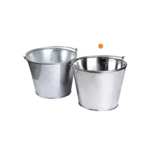 Cubo de Acero Inoxidable de 23,5x17x18cm 159-2577M ALAR (1 ud)