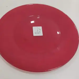 Bajo plato 31cm Inca metallic Rojo  CIF01398  EFG (OUTLET LIQUIDACIÓN) (1 ud)