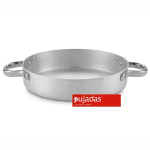 Paellera Sin Tapa de Aluminio de 10 litros Ø 40cm x 8cm alto P115.040  Pujadas (OUTLET LIQUIDACIÓN) (1 ud)
