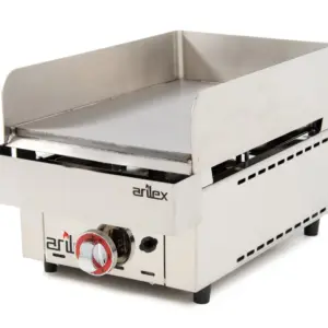 Frytops a gas de acero rectificado de 15 mm de 335x590x345h mm 35FRYGR-OUT-T1(OUTLET)