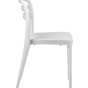 Silla Terraza Polipropileno color Blanco BAQUERIA 1 BLA