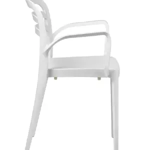 Sillón Terraza Polipropileno color Blanco BAQUERIA 2 BLA