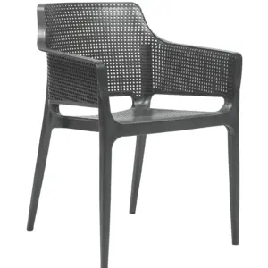 Sillón Terraza Polipropileno color Antracita BOOMERANG ANT