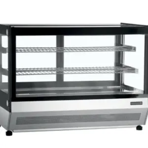 Vitrina refrigerada sobremostrador Cristal RECTO 900X560X670h mm Línea VIBORG LCT900F-P-OUT-T2 (OUTLET)