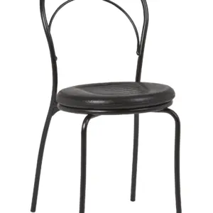 Silla Interior Armazón Plastificado Negro y Asiento Espuma Integral CORA ESP