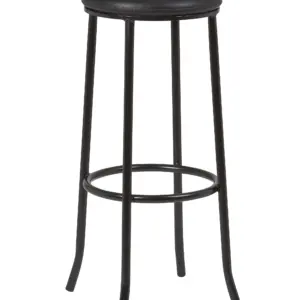 Taburete Armazón Plastificado Negro con Asiento de Espuma Integral TEXAS ESP