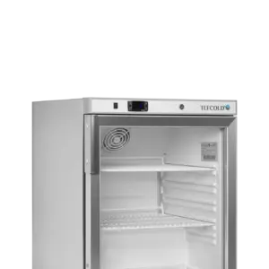 Armario Expositor de Refrigeración Sobremostrador Acero Inoxidable 119 L UR200SG