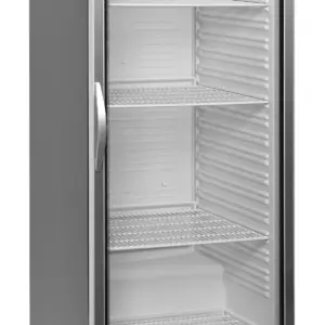 Armario Expositor Refrigerado Acero Inoxidable Puerta Cristal GN2/1 UR600SG