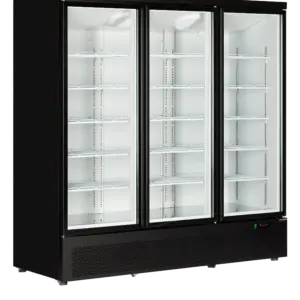 Congelador Expositor Negro 1090 L Atom Maxi F3DB