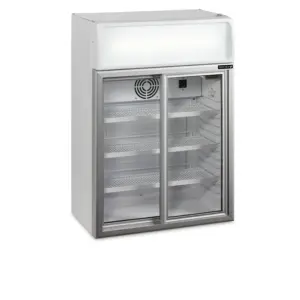Armario Expositor de Refrigeración Sobremostrador 2 puertas correderas FSC100