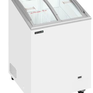 Congelador horizontal cristal curvo 85 L IC101SCEB LED