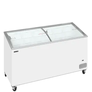 Congelador horizontal cristal curvado 398 L IC501SCEB