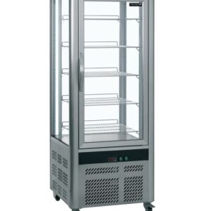 Armario Expositor Refrigerado 200 Litros 4 Caras de Cristal UPD200