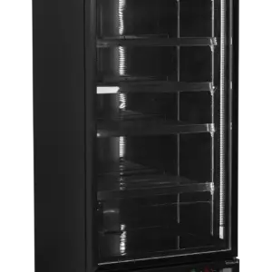 Armario Expositor de Refrigeración Negro 459 L Atom Maxi C1DBB