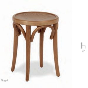 Banqueta Madera de Haya Barnizada M26