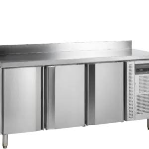 Mesa de Refrigeración Snack 3 puertas con Peto SK6310/+SP