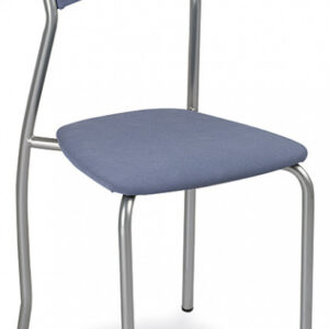 Silla Apilable de Acero con Asiento y Respaldo Tapizado o Madera M155