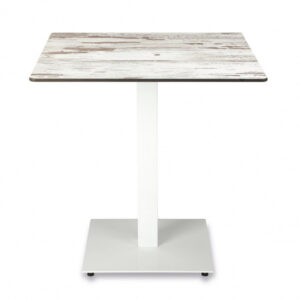 Mesa para Interior con Base de Plancha de Hierro M3020
