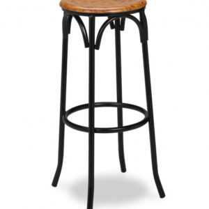 Taburete Sin Respaldo de Tubo Acero Asiento Werzalit M500