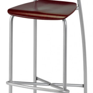 Taburete de Acero con Asiento Tapizado o Madera M532