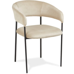 Sillón asiento y respaldo tapizado Milena