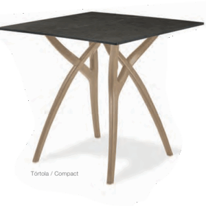Mesa con Patas Curvas Entrecruzadas Lilit