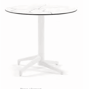 Mesa de Polipropileno con tubo de aluminio Vermú