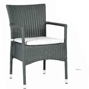 Sillón Exterior de Aluminio Plastificado y Médula Sintética KONA