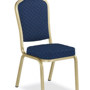 Silla Apilable de Aluminio con Asiento y Respaldo Tapizado M173