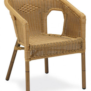 Sillón Exterior de Aluminio Plastificado y Médula Sintética M283