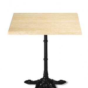 Mesa con Pata Central y Base tipo Cruz con Decoraciones M348