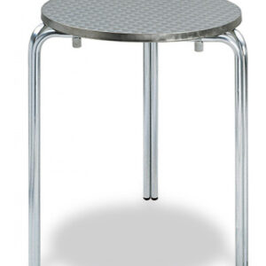 Mesa Redonda de 3 Patas Dobles Aluminio M381
