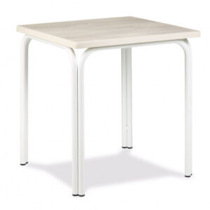Mesa de 4 Patas Dobles Aluminio Plastificado M382PL