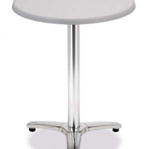 Mesa con Pata Central de Aluminio y Base tipo Trípode Inox M383