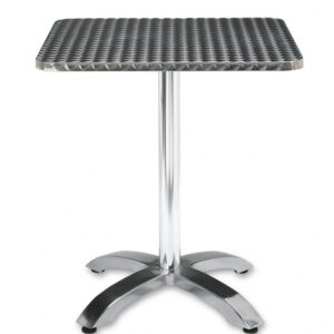 Mesa con Pata Central y Base tipo Cruz Aluminio M401