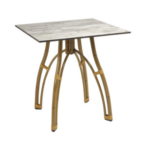 Mesa Imitación Caña con 4 Patas Arqueadas M410