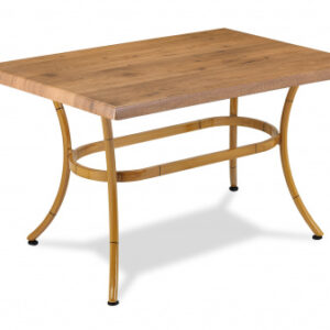 Mesa Rectangular Imitación Caña con 4 Patas Arqueadas M417